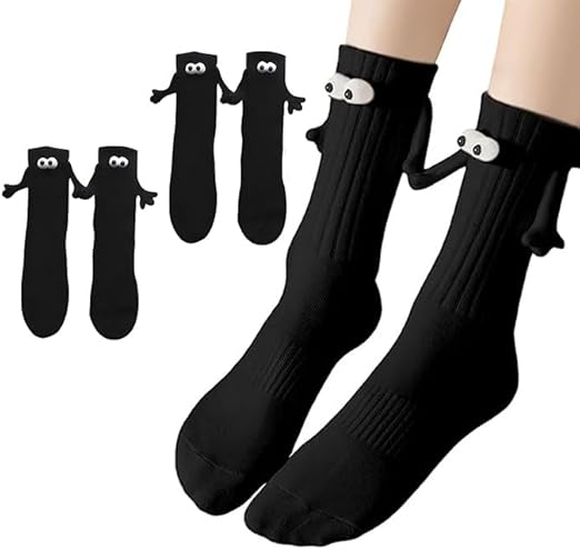 2 Pairs Magnetic Holding Hands Socks