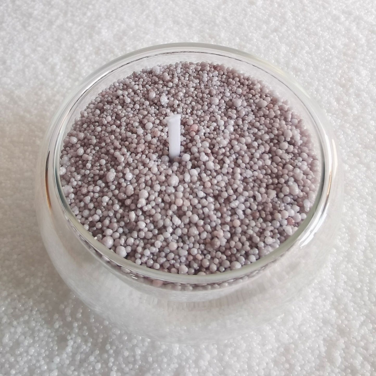 Pearled Candle 2.2lbs DIY Candle Sand,with 20 Wicks