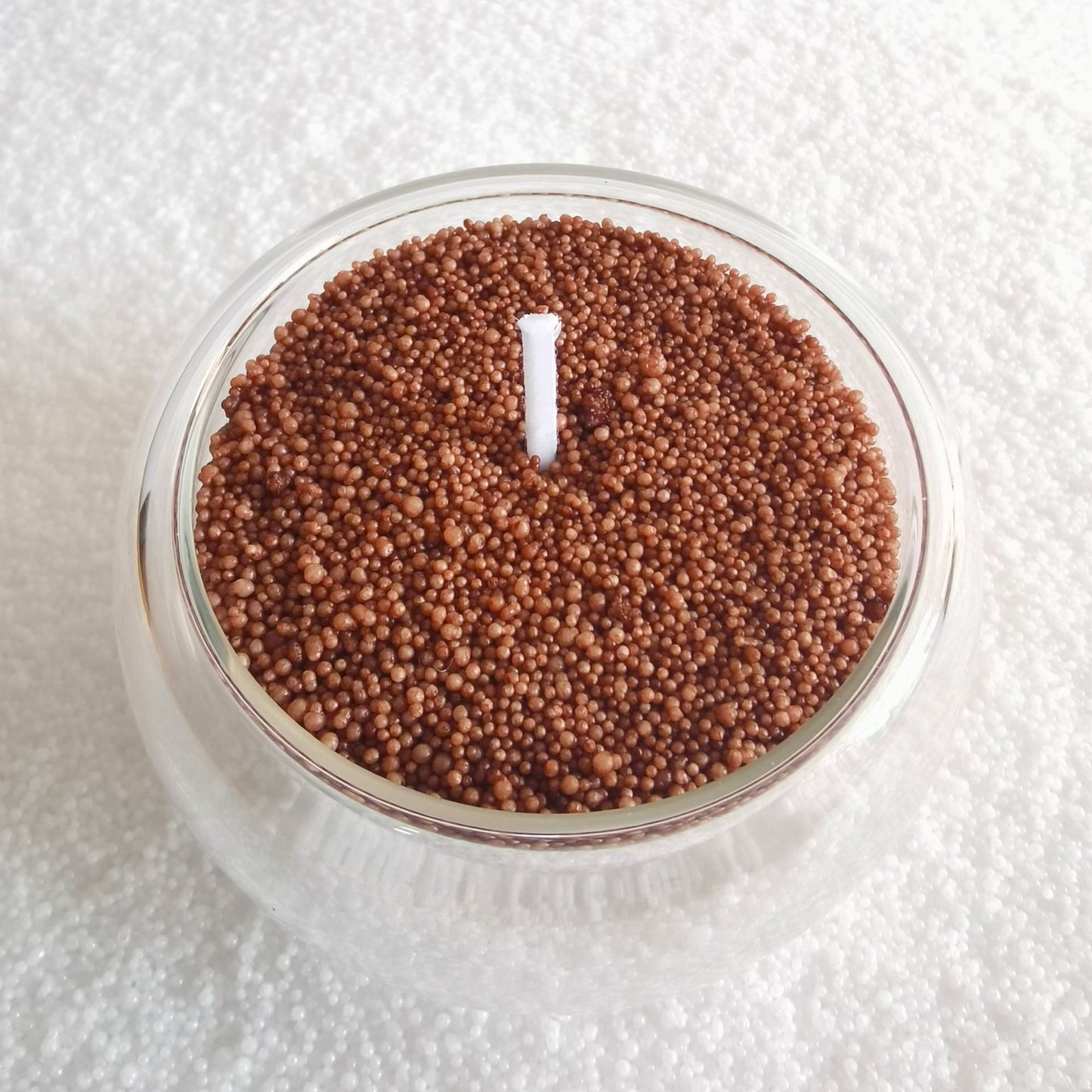 Pearled Candle 2.2lbs DIY Candle Sand,with 20 Wicks