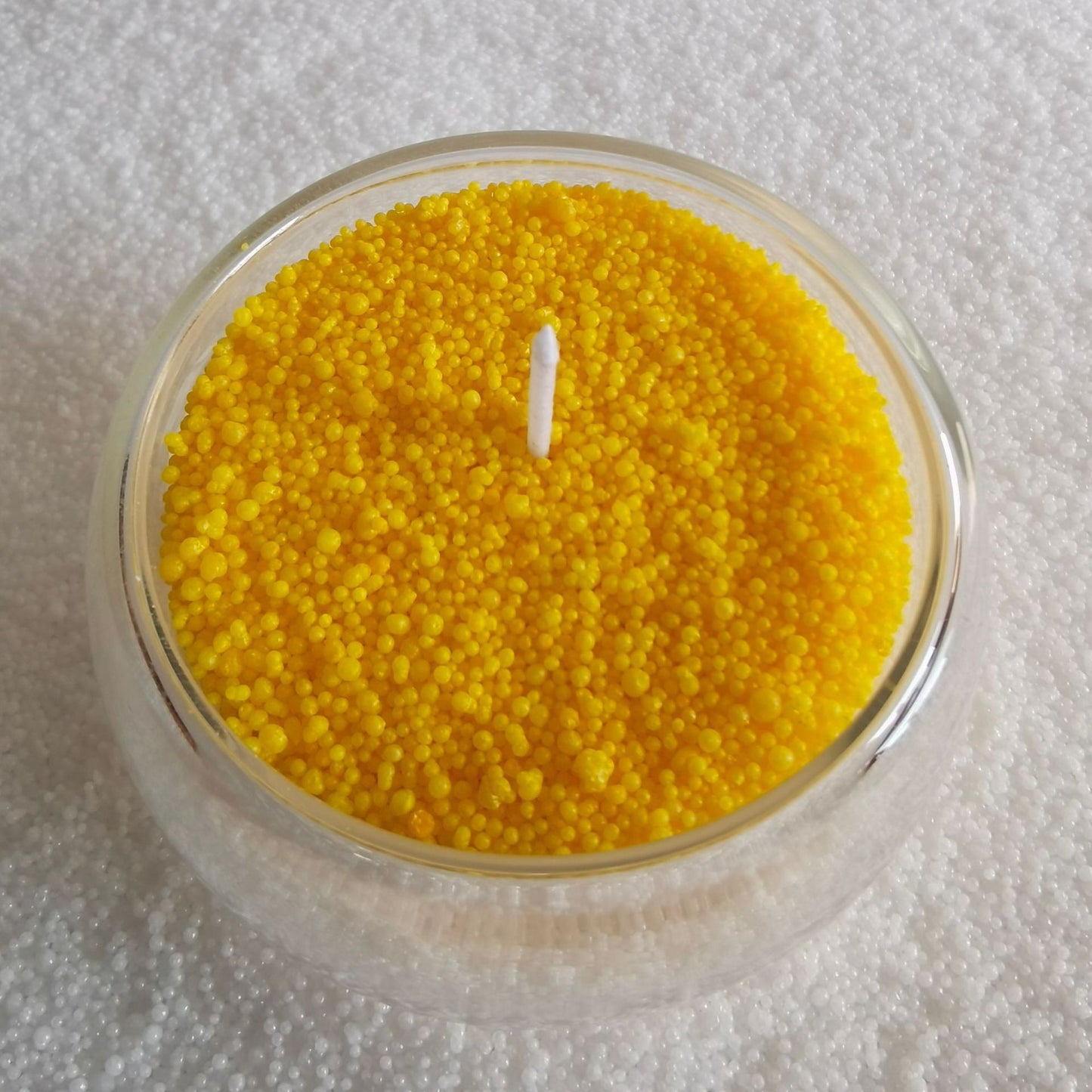 Pearled Candle 2.2lbs DIY Candle Sand,with 20 Wicks