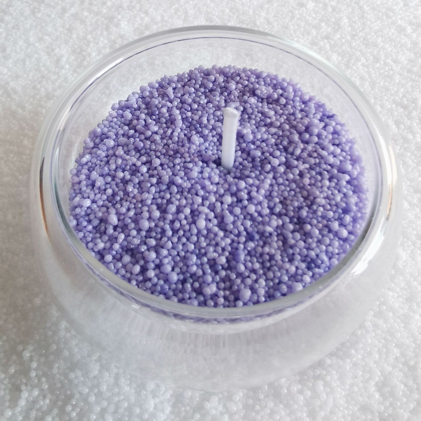 Pearled Candle 2.2lbs DIY Candle Sand,with 20 Wicks