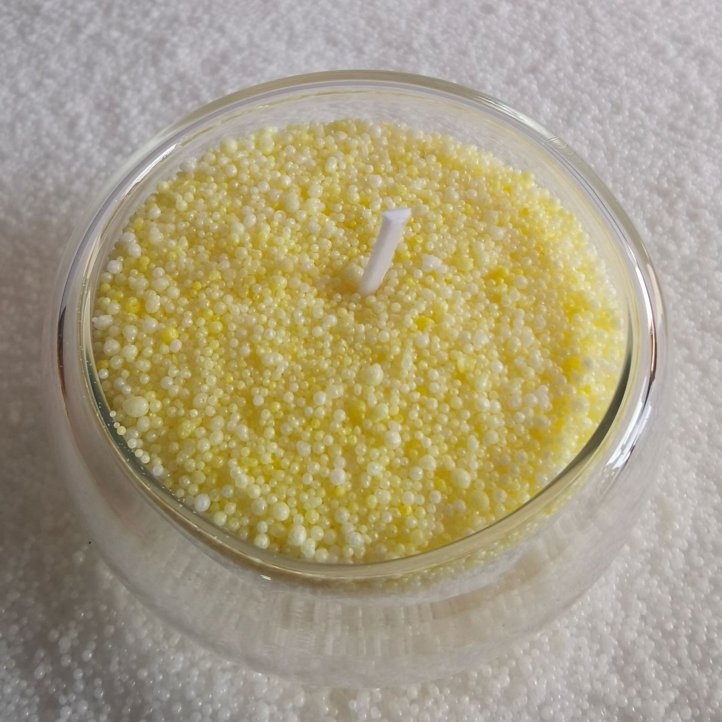 Pearled Candle 2.2lbs DIY Candle Sand,with 20 Wicks